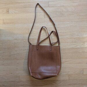 Madewell Medium Transport Tote in Cognac